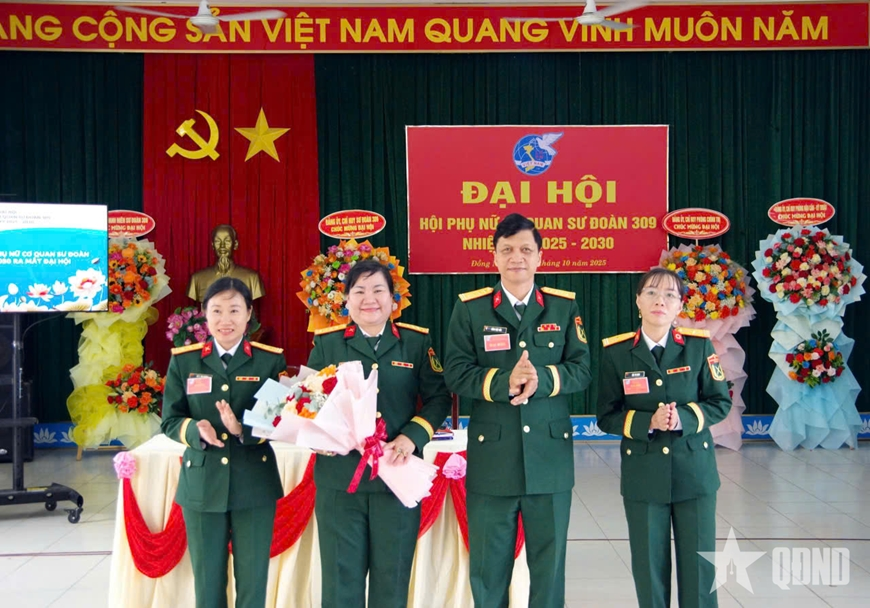 Đại hội Hội Phụ nữ Cơ quan Sư đoàn 309 nhiệm kỳ 2025-2030